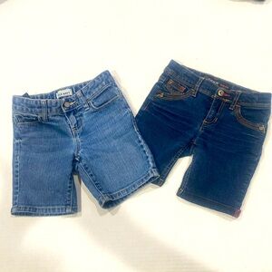 Girls Shorts 2 Denim Jean One  Old Navy & Another Jordache.  Both Size. 6
